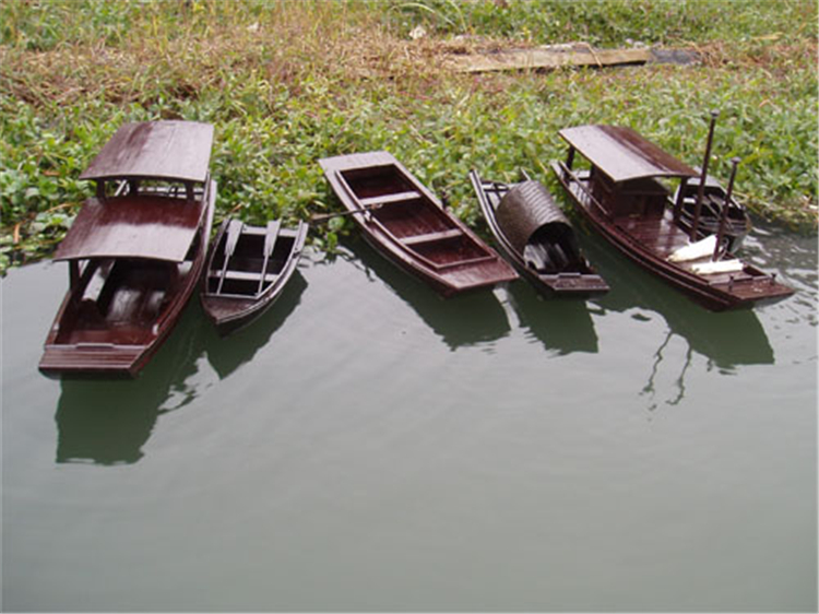 木船 木船摆件 木船模型 办公桌装饰船 广场装饰船