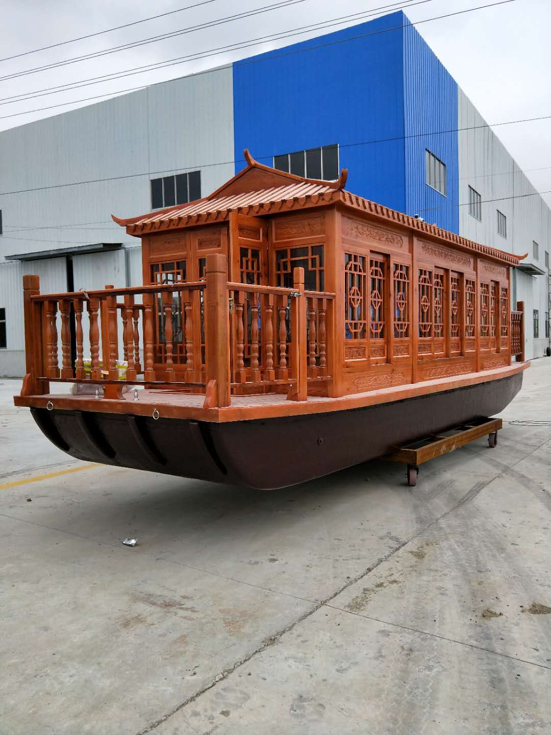 供应兴化轩逸hfcc-004（7米*1.9米） 木船 电动画舫船 旅游船 游船 电动船