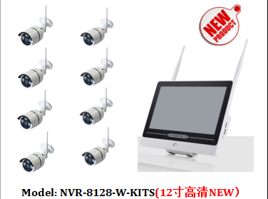 NVR-8128-W-KITS 12寸高清屏一体机