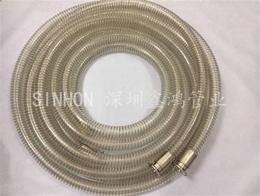 透明pu钢丝增强型食品软管-SINHON图片