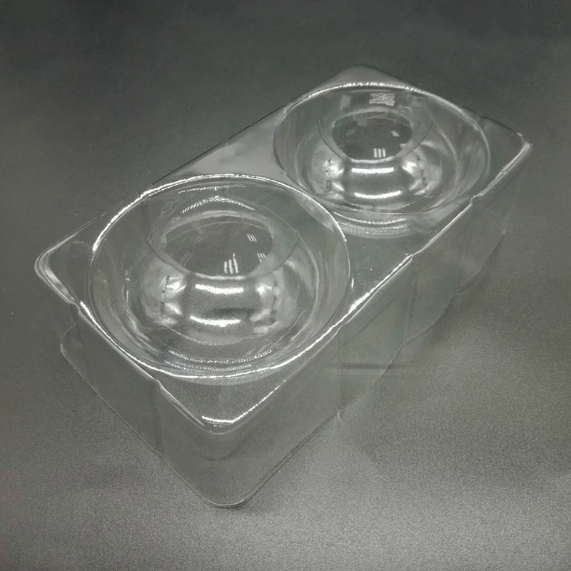 实力厂家定制款日用吸塑包装内托 现模生产供应透明PET浴盐球吸塑托图片