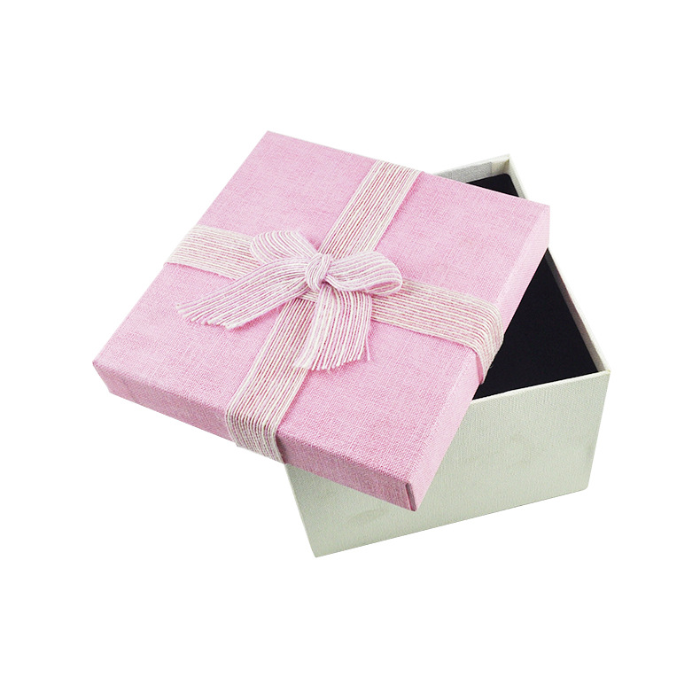生日礼物 精美礼品盒 粉色礼品盒 方形礼盒 粉色礼品盒印刷 天地盖礼盒批发图片