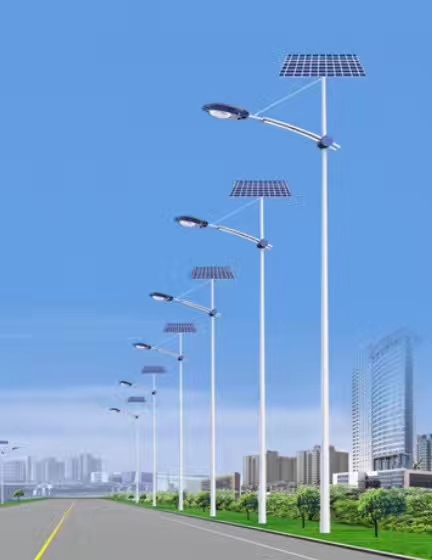 新农村建设路太阳能路灯LED灯头图片