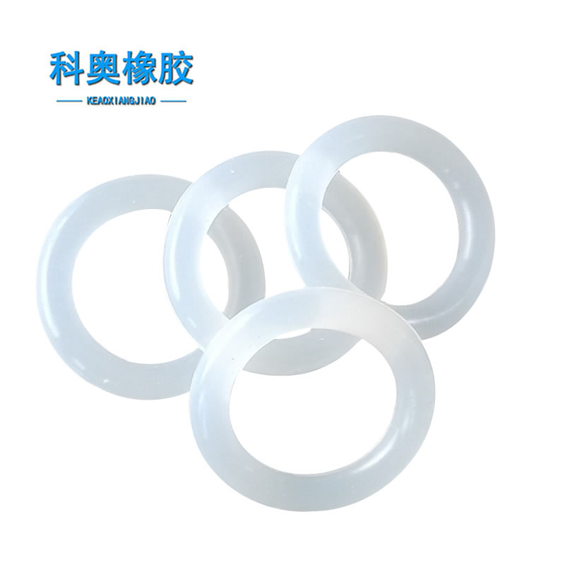 刀轴套O型圈6*1.5 耐高温防水硅胶圈白色 食品级透明硅橡胶密封圈
