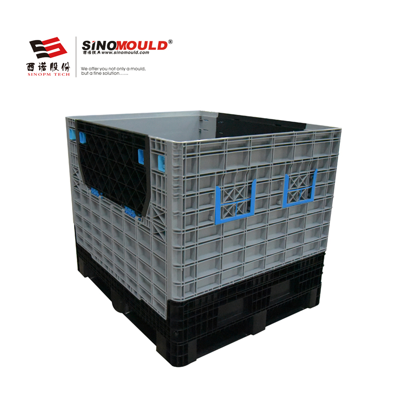 SHG卡板箱D1211 工业卡板箱箱式托盘 加厚可开门 塑料卡板箱图片