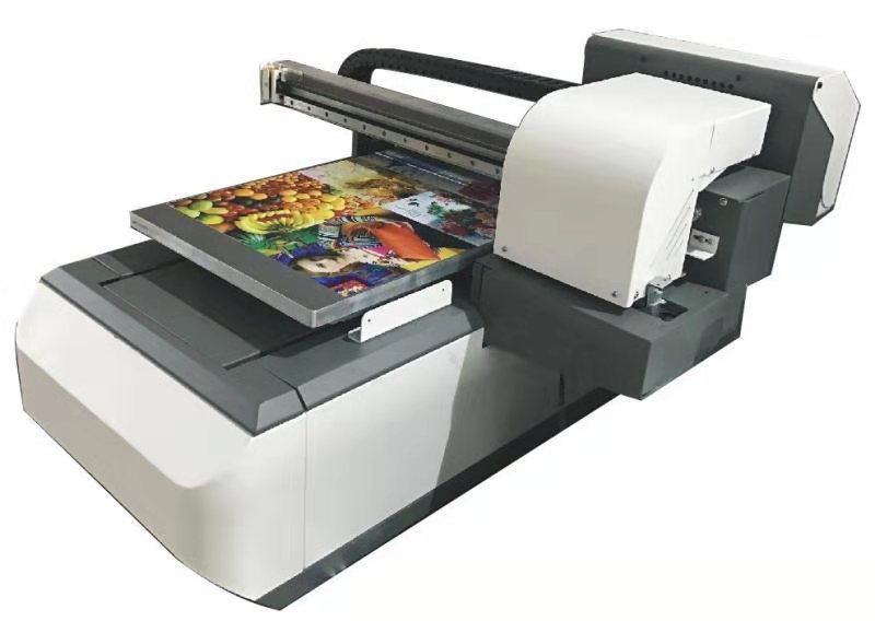 金属打印机，郑州宏扬数码生产的打印机适合多种材质的打印机 小型uv打印机  浮雕手机壳t恤图片