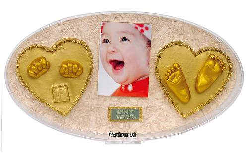 供应安琪宝宝手足印立体手金手足印广州婴儿纪念品公司图片