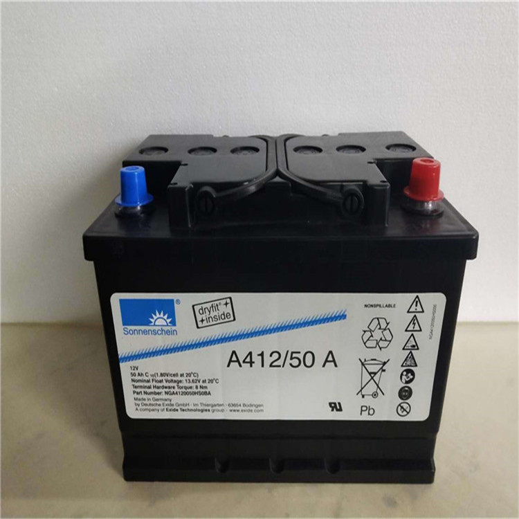 山德国阳光蓄电池A412/50A胶体12V50A免维护蓄电池