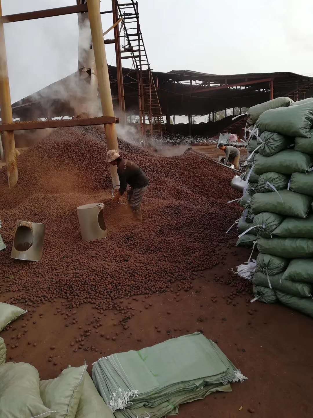 淮南市建筑陶粒，回填陶粒，轻质陶粒厂家