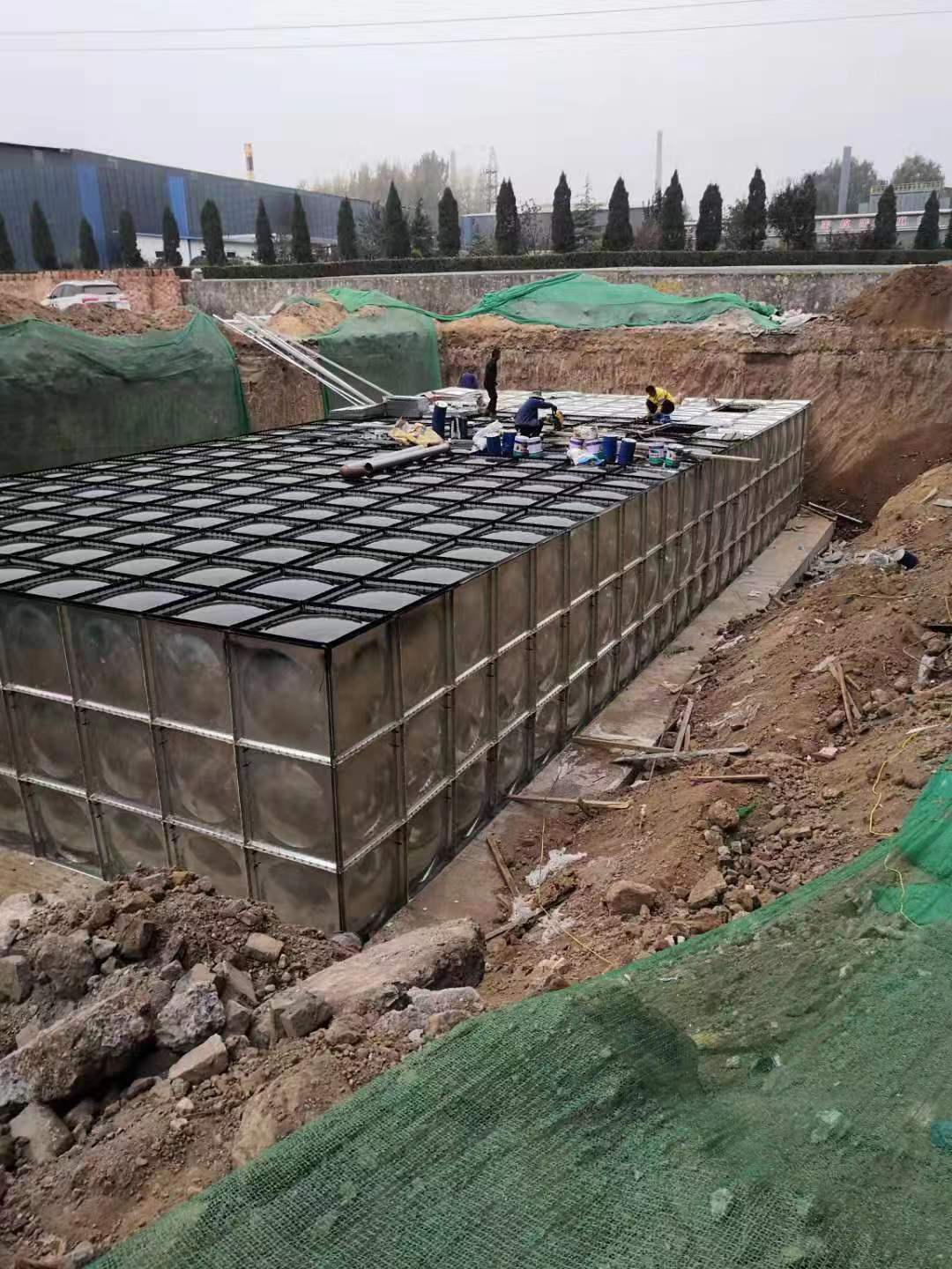 济南市地埋一体化消防不锈钢水箱厂家