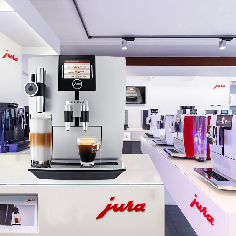 jura优瑞 J9.3进口商用全自动咖啡机智能预润浸泡 优瑞J9.3商用全自动咖啡机