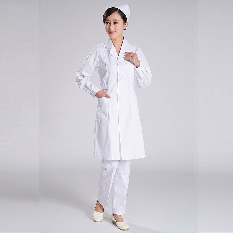 北京市定做医生服护士服款式白大褂报价厂家
