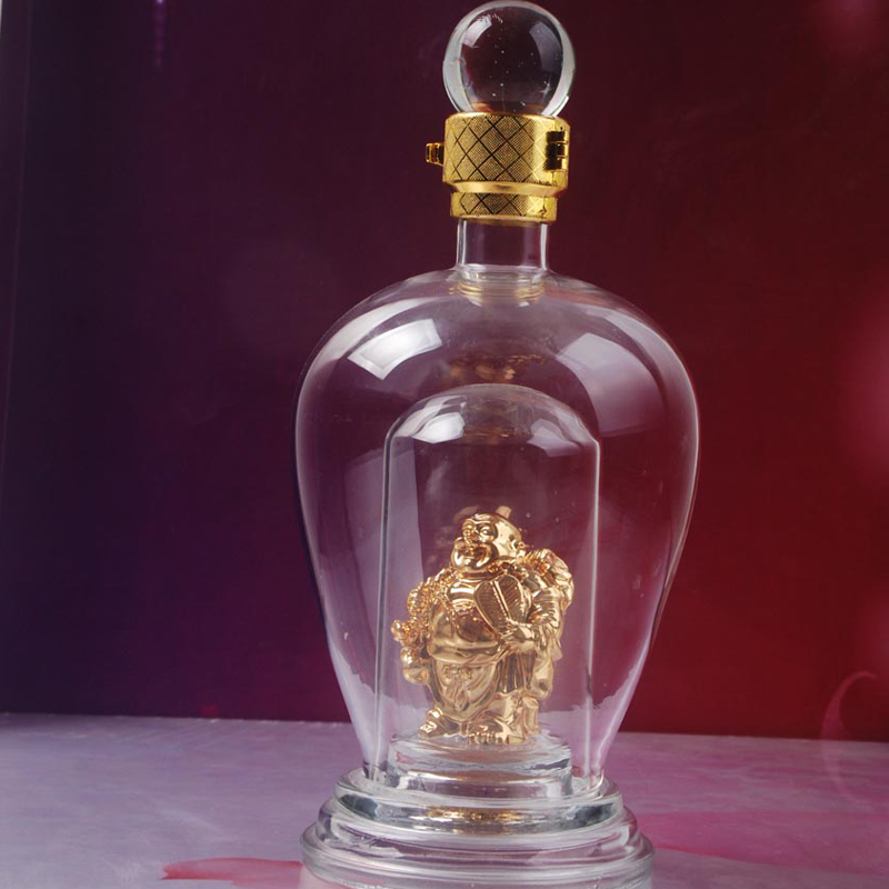 玻璃白酒瓶源头厂家直供创意工艺酒瓶图片