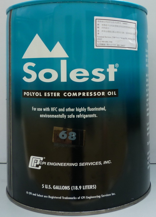 供应CPI SOLEST68冷冻油低温冷冻油 SOLEST68压缩机冷冻油图片