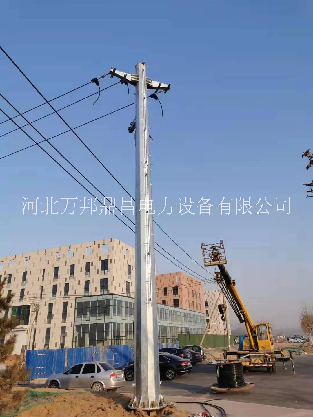 【真不错】大连13米钢杆 13米钢杆厂家-河北万邦鼎昌电力设备有限公司