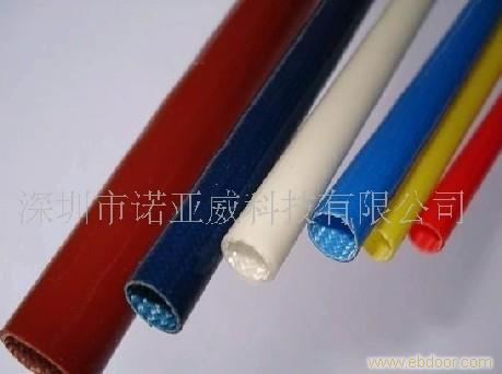 厂家直销玻纤管硅橡胶玻璃纤维套管--内纤外胶