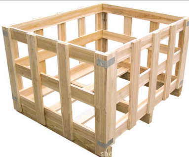 批量销售木质木箱 上海木箱 花格木箱 出口包装箱木托盘图片