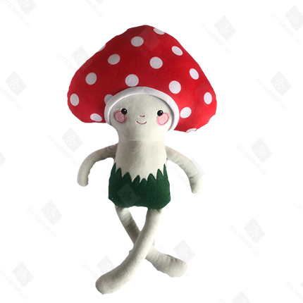 扬州市定制吉祥物公仔厂家定制吉祥物公仔蘑菇公仔公司毛绒玩具