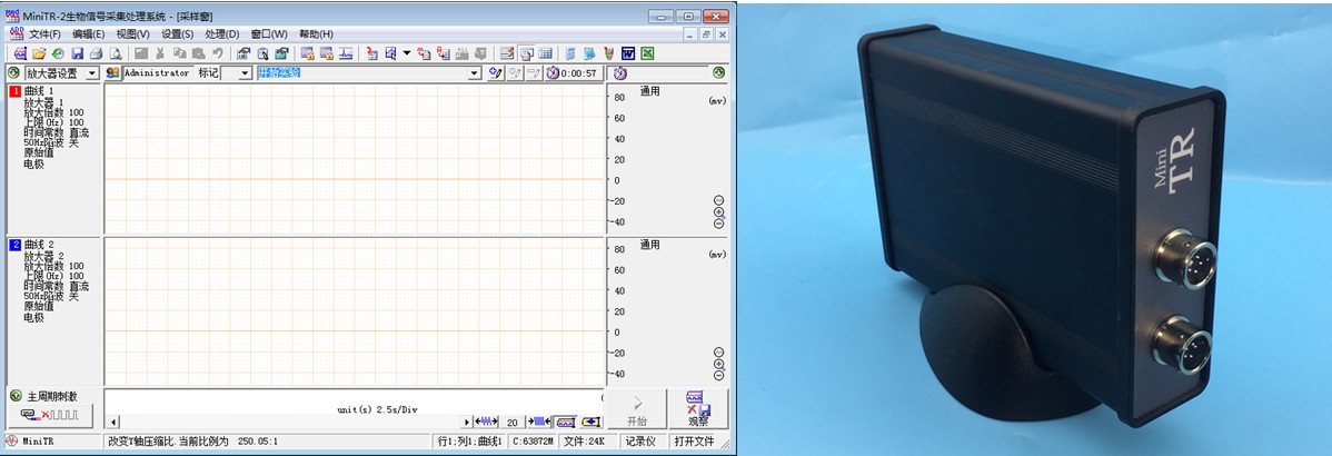 MINITR 生物信号采集系统 生物信号采集系统+生物信号采集系