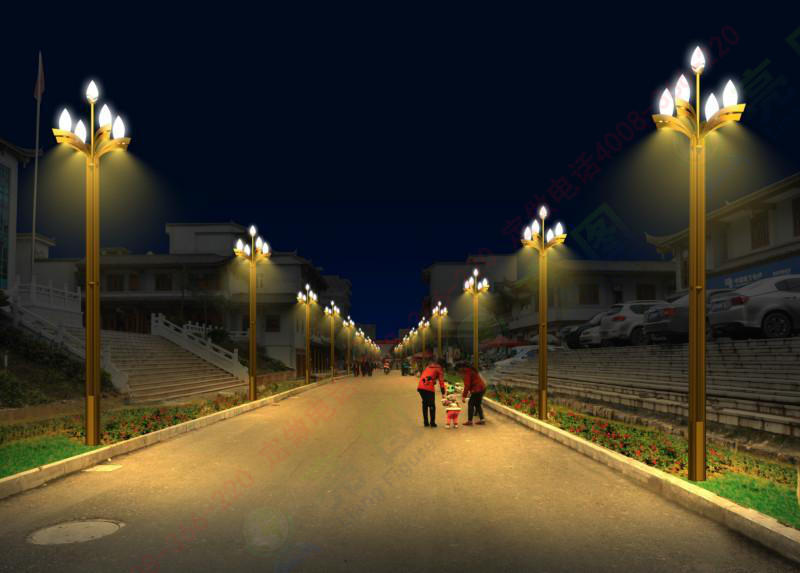 工程定制6米8米12米户外景观LED中华灯 大型市政道路广场照明灯具12米户外景观L图片