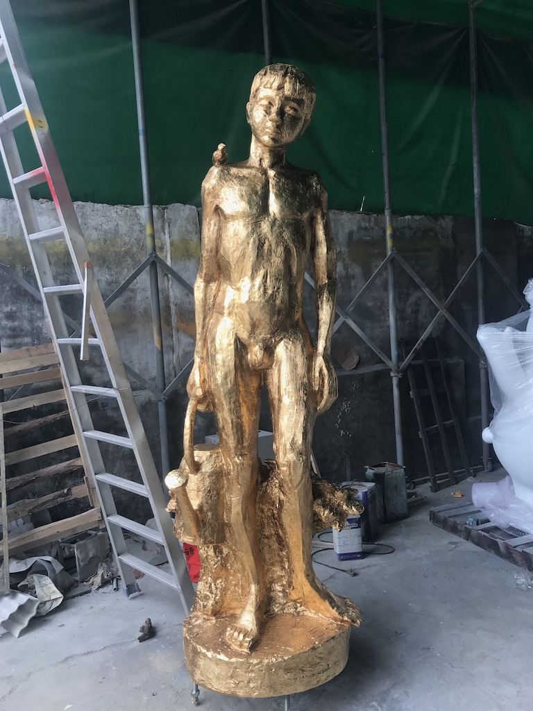 深圳专业制作铸铜人物雕塑生产厂家 定做价格图片
