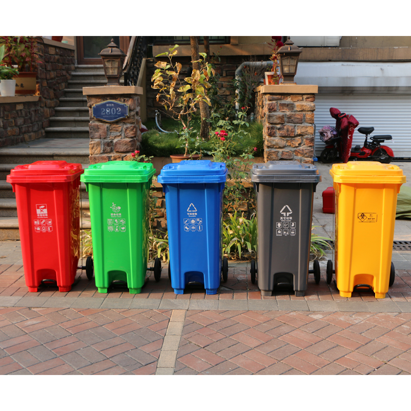 脚踏垃圾桶-宝燕呈祥塑业图片