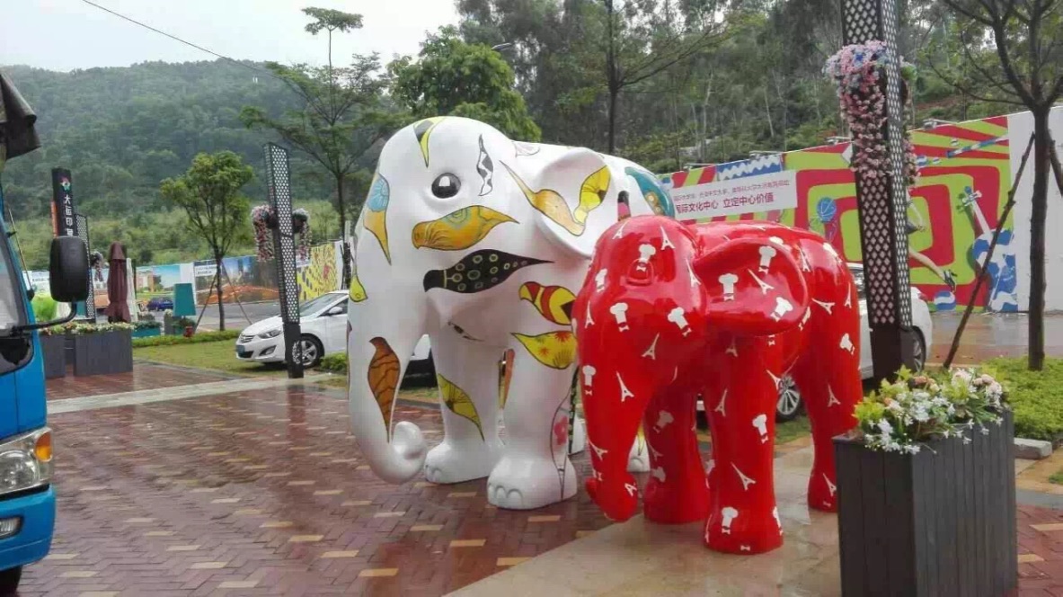 深圳市玻璃钢大象雕塑厂家广东厂家定制玻璃钢大象雕塑 生产厂家报价 直销价格