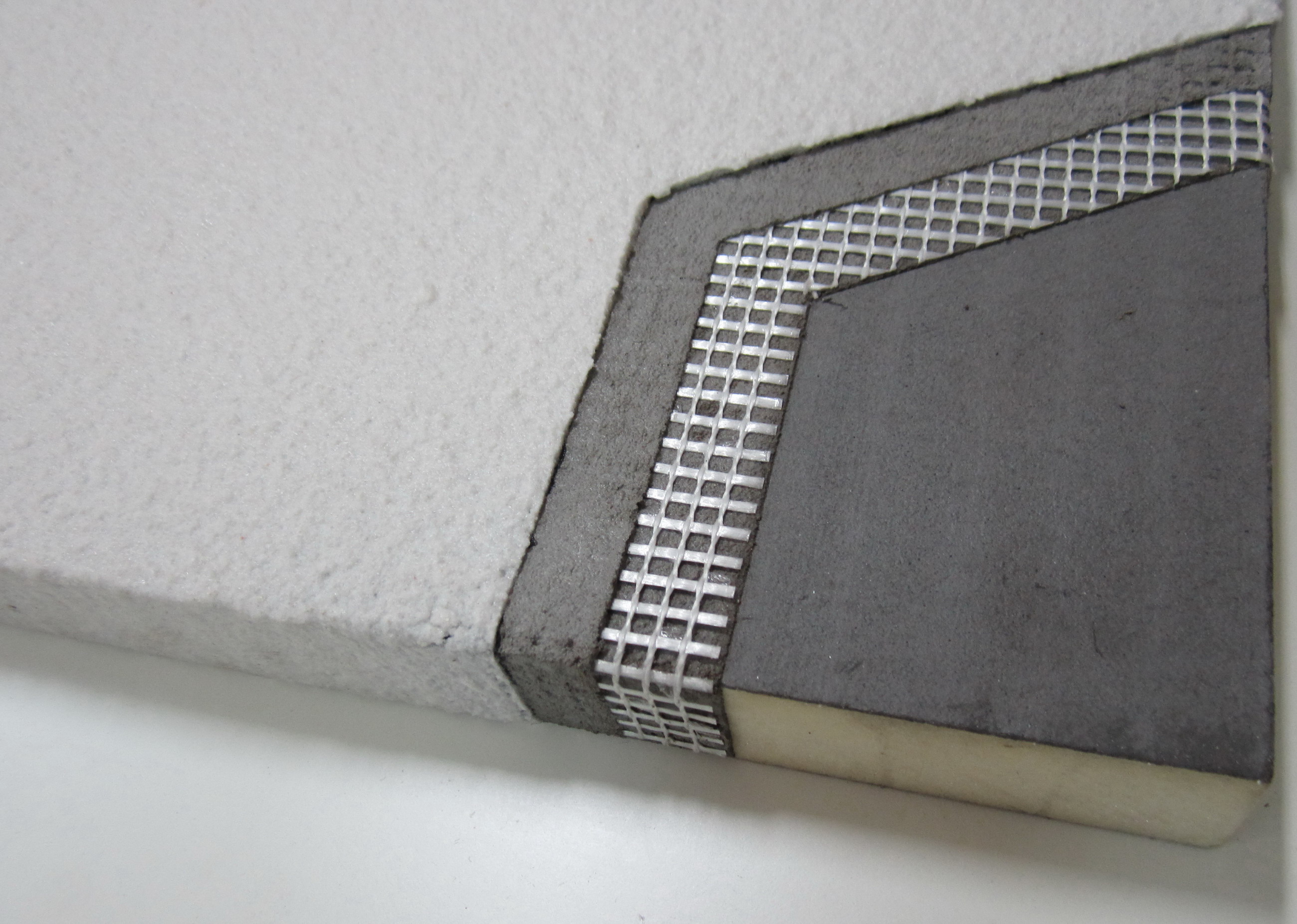 双面水泥基聚氨酯复合板 外墙保温阻燃聚氨酯复合保温板厂家图片