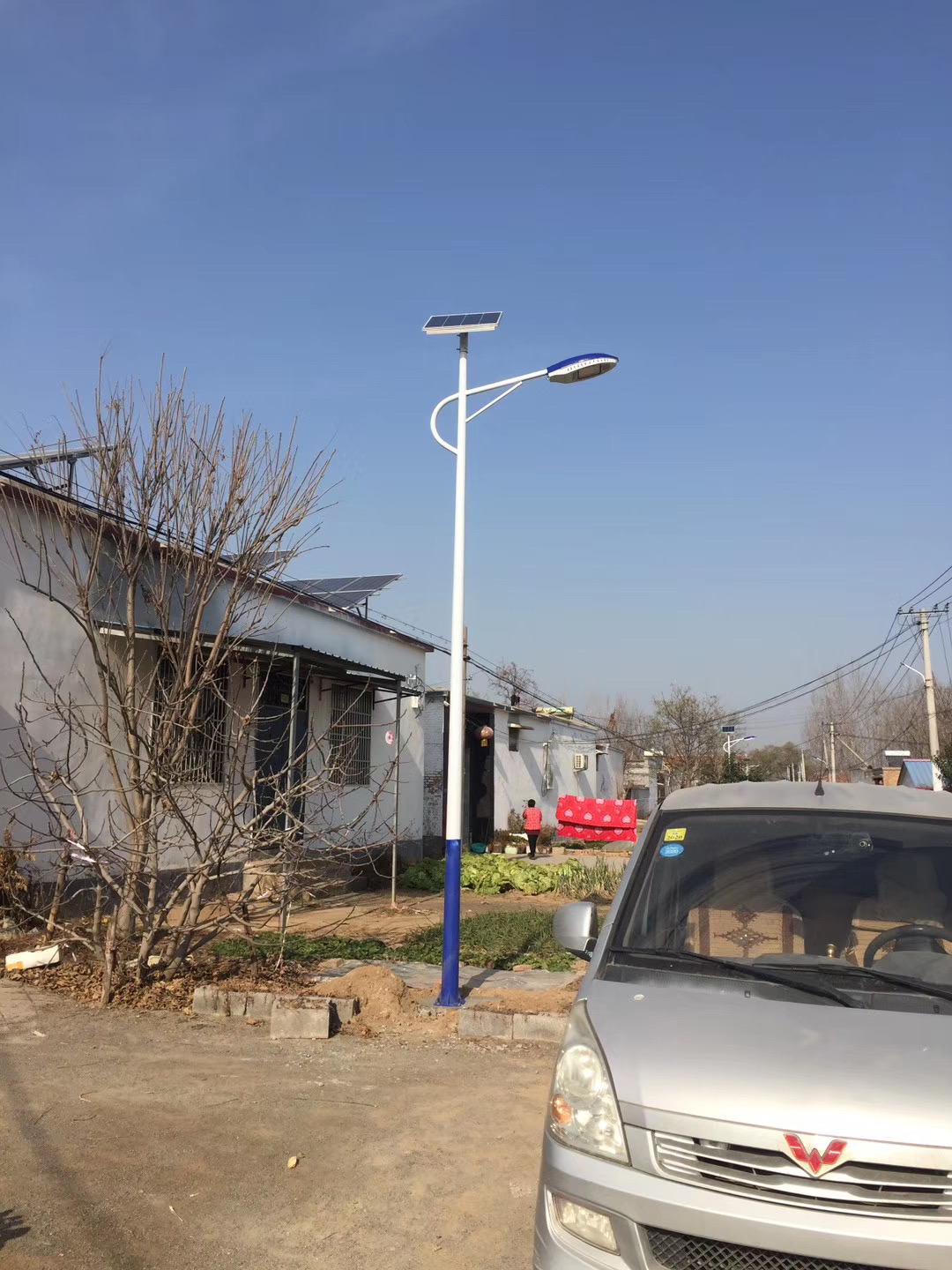 新农村特色太阳能路灯生产厂家图片