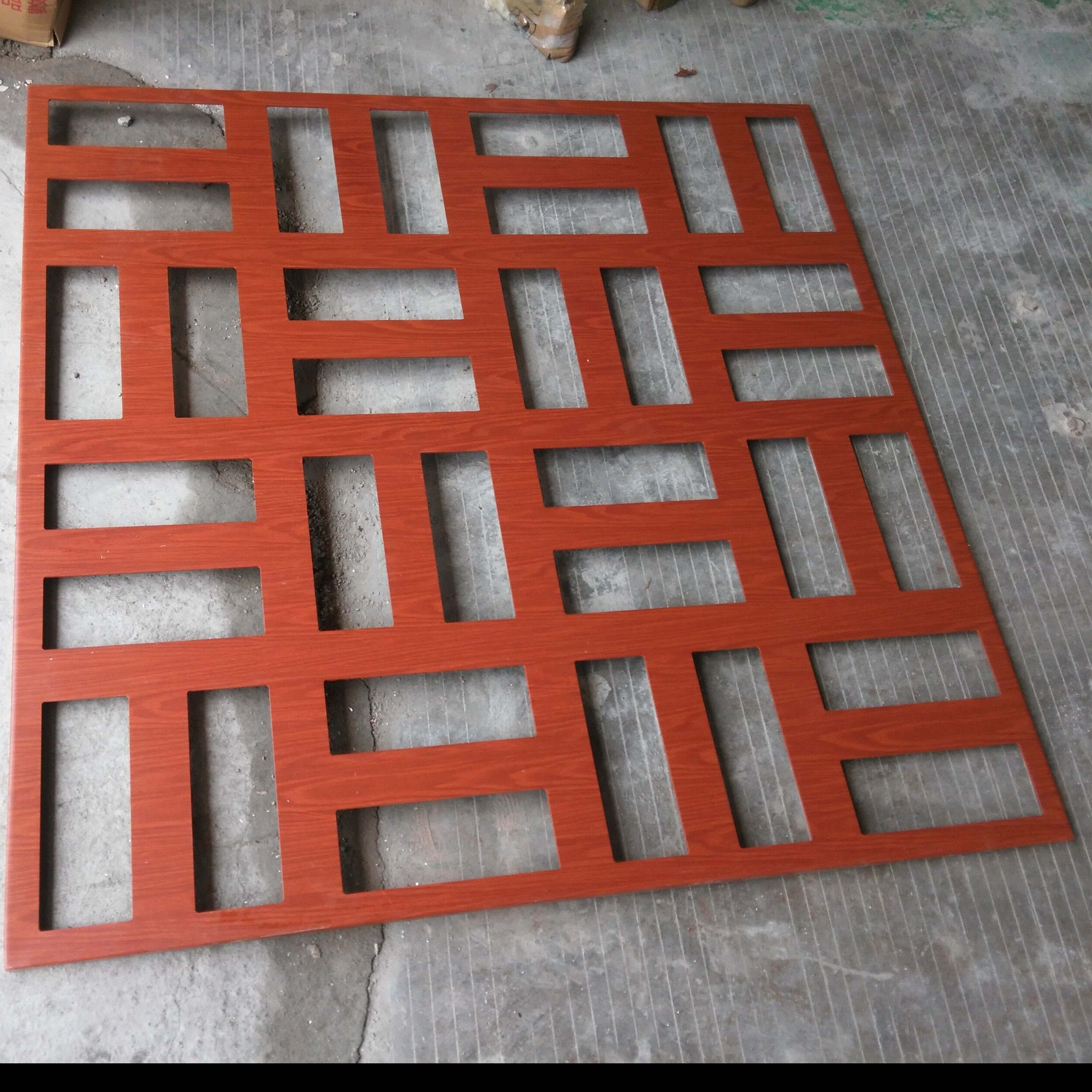 佛山市木纹雕花铝单板厂家室内3毫米木纹雕花铝单板造型多变广东厂家定制加工