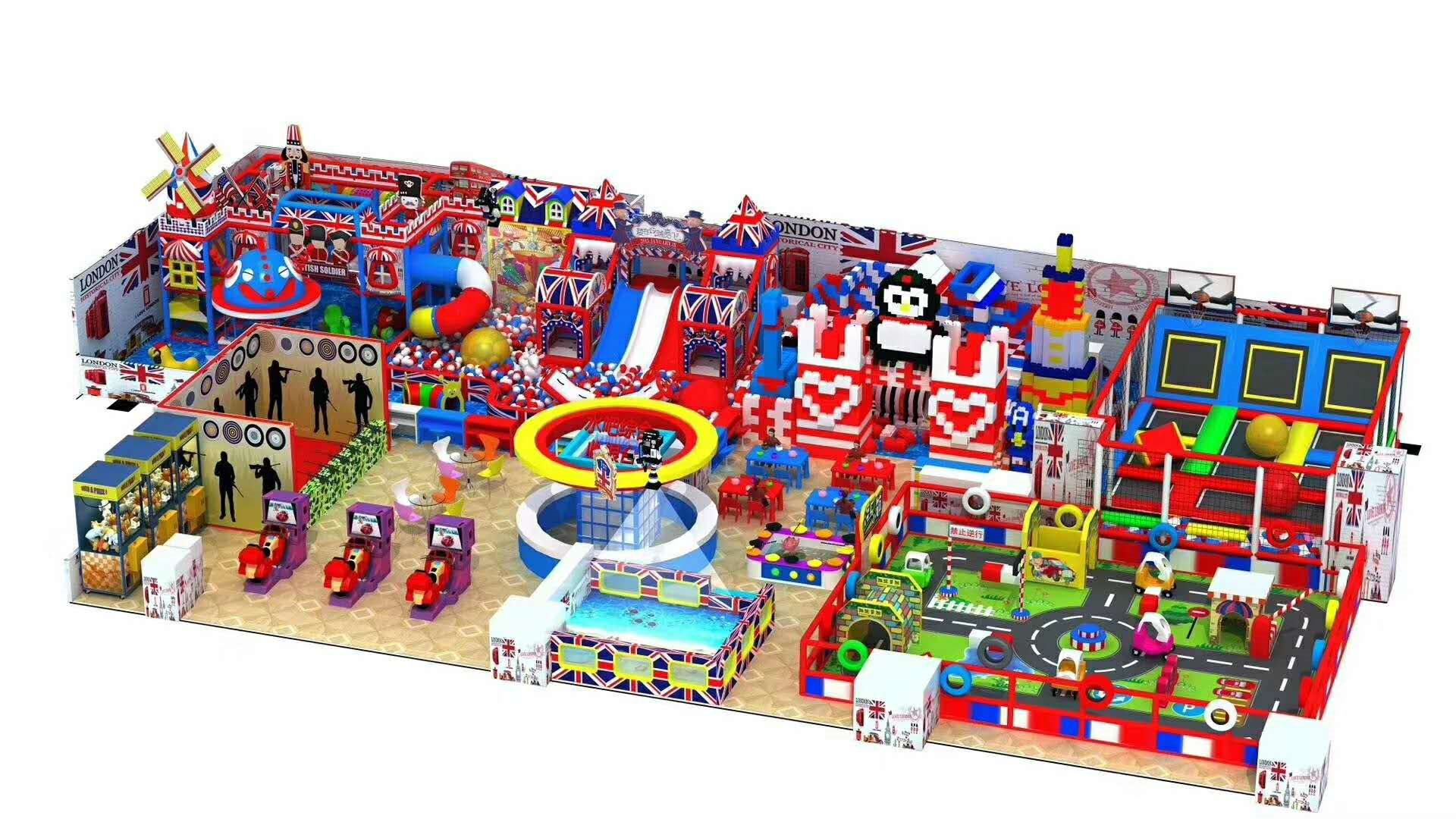 儿童城堡设计 游乐设备供应 儿童玩具制造厂家图片