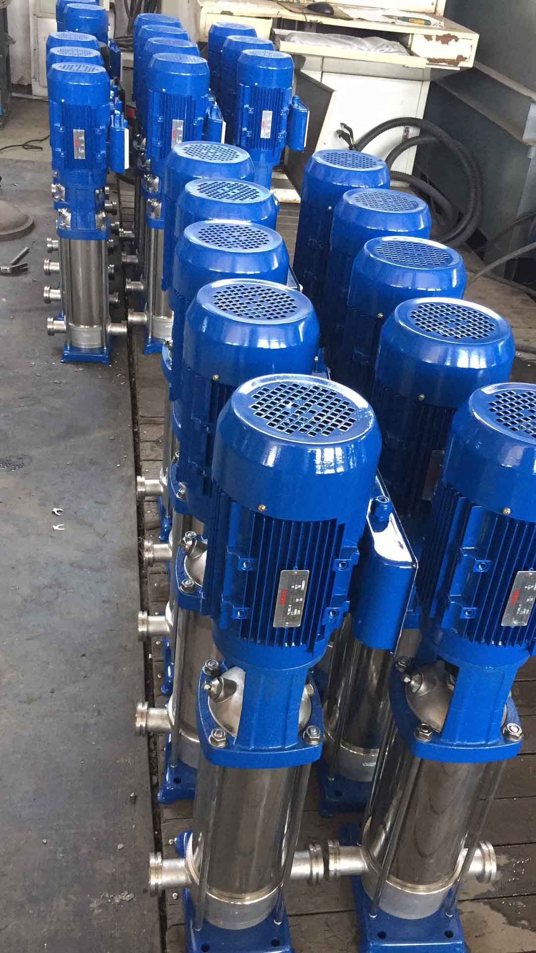 CDLF型轻型不锈钢立式多级泵 304耐腐蚀楼层供水泵 管道高压智能变频恒压泵图片