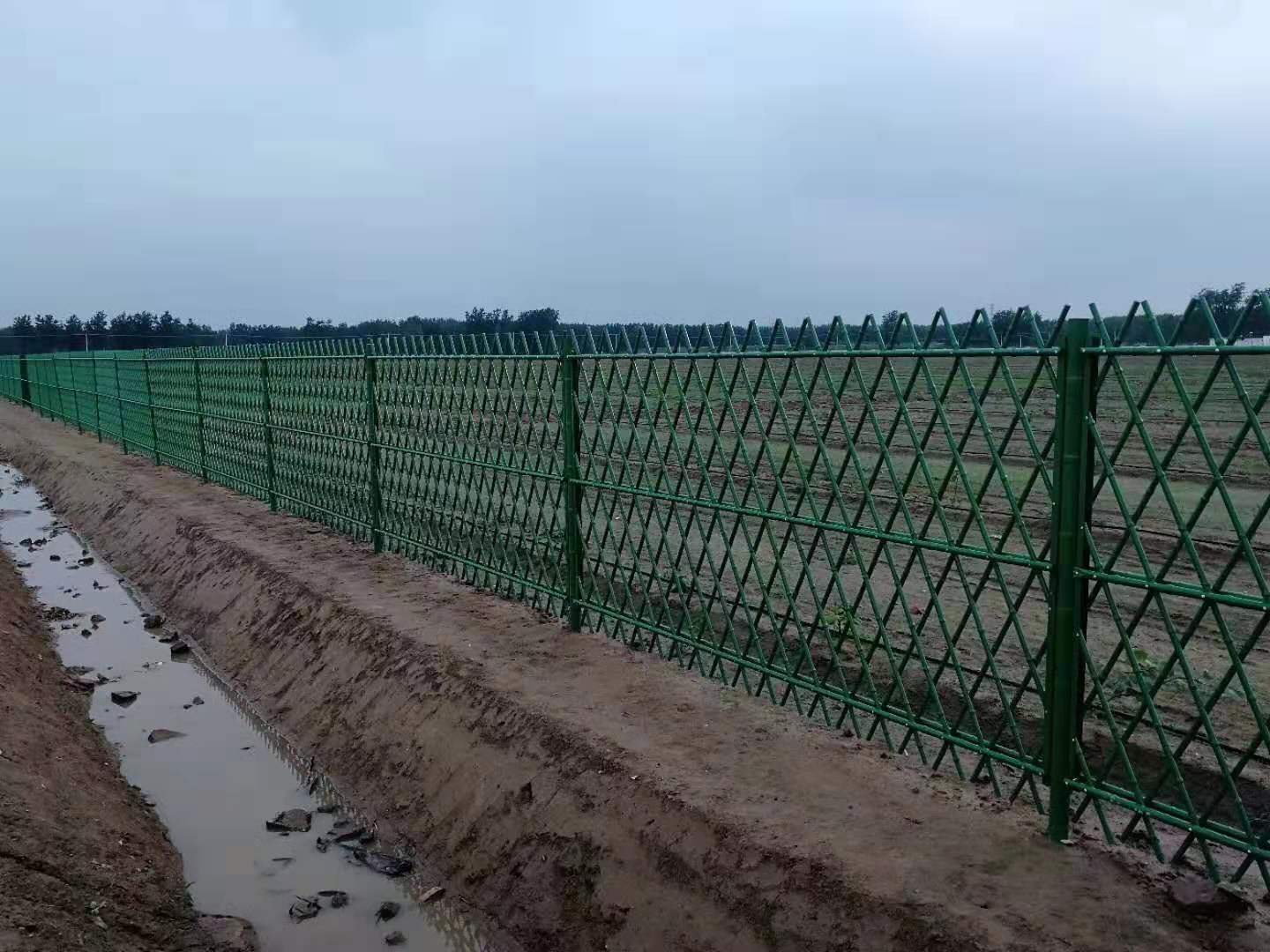 不锈钢仿竹护栏景区园林围栏新农村绿化篱笆栅栏竹节管金属隔离栏