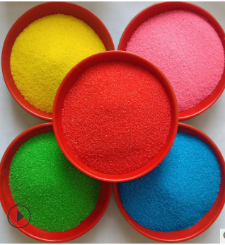 彩色沙子供应彩色沙子厂家直销 沙画彩砂儿童玩具用彩色沙 彩色沙子供应