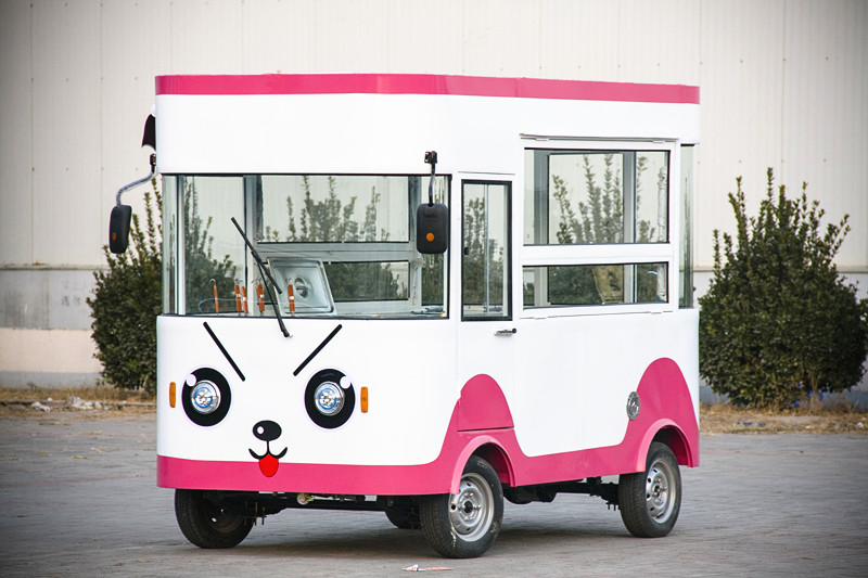 厂家直销多功能电动冰淇淋车小吃车