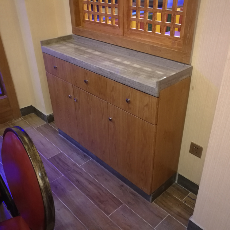 深圳市备餐柜厂家餐厅备餐柜定做，实木备餐柜餐具台，餐饮店木质餐边柜