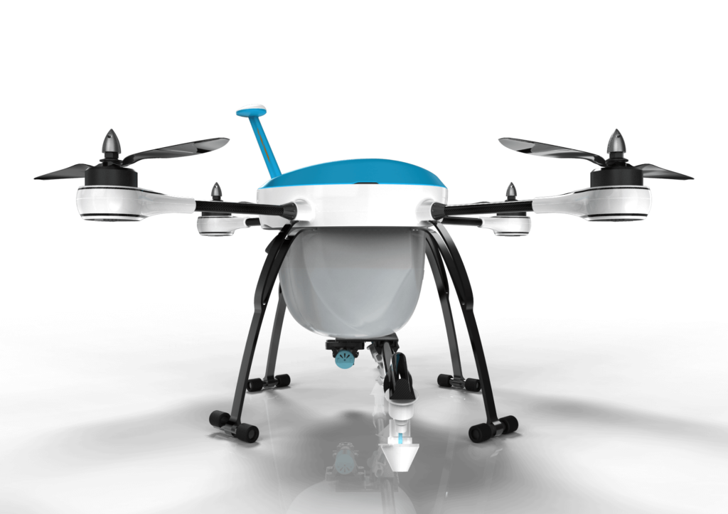 植保精灵-四翼无人机  外观设计 结构设计 工业产品设计  开模注塑图片