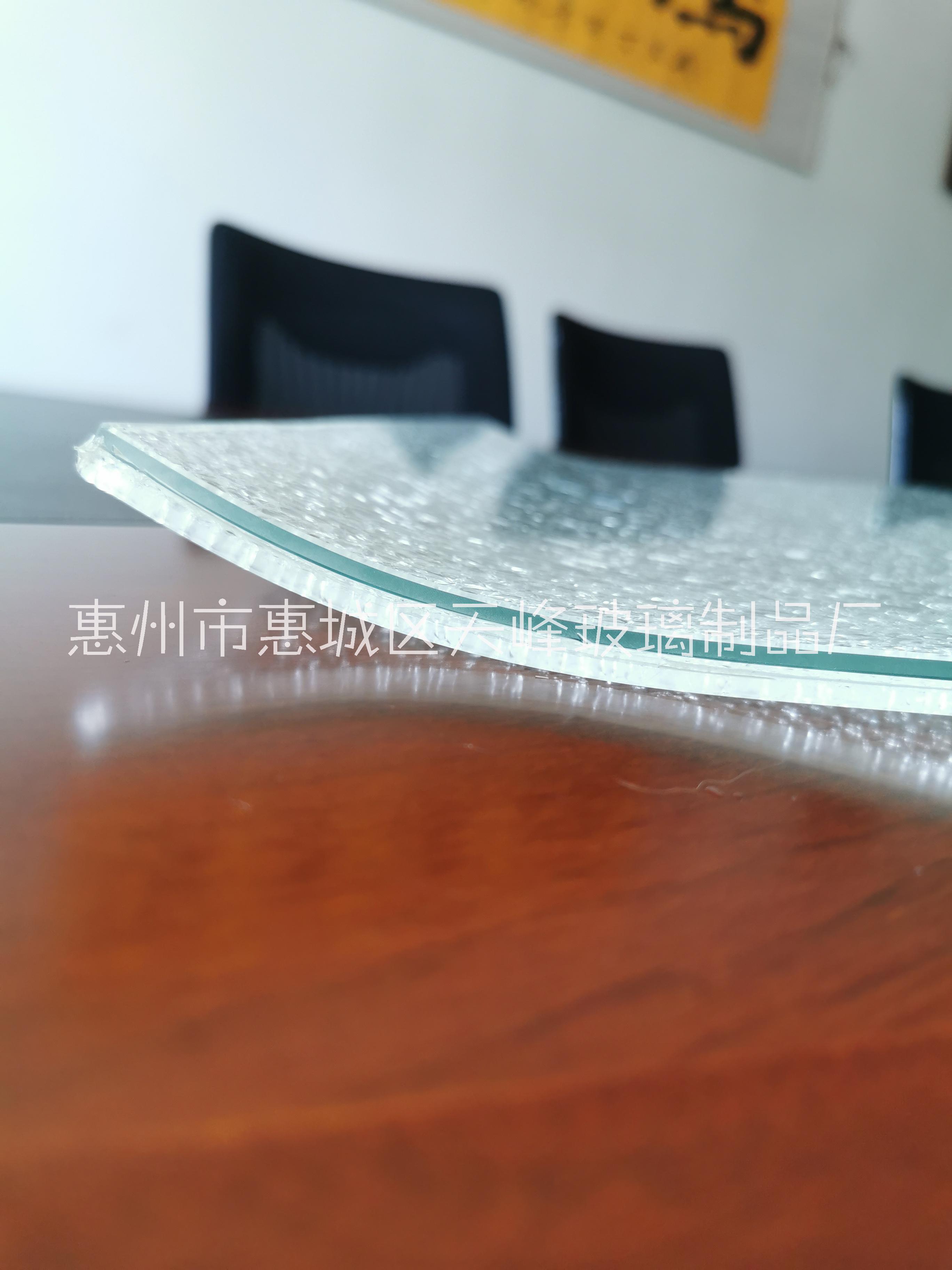 惠州市双曲面夹胶全钢化玻璃支持定制全钢