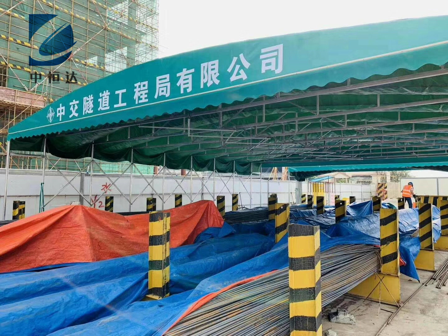 武汉推拉雨棚 仓储帐篷量大从优 货源产地图片