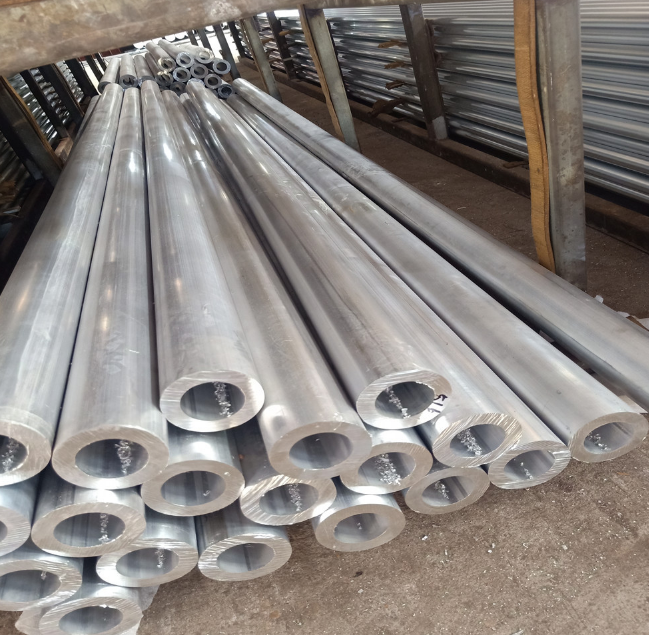 6063铝合金管 上海空心铝管价格 现货供应 圆形铝管180*10 75*4