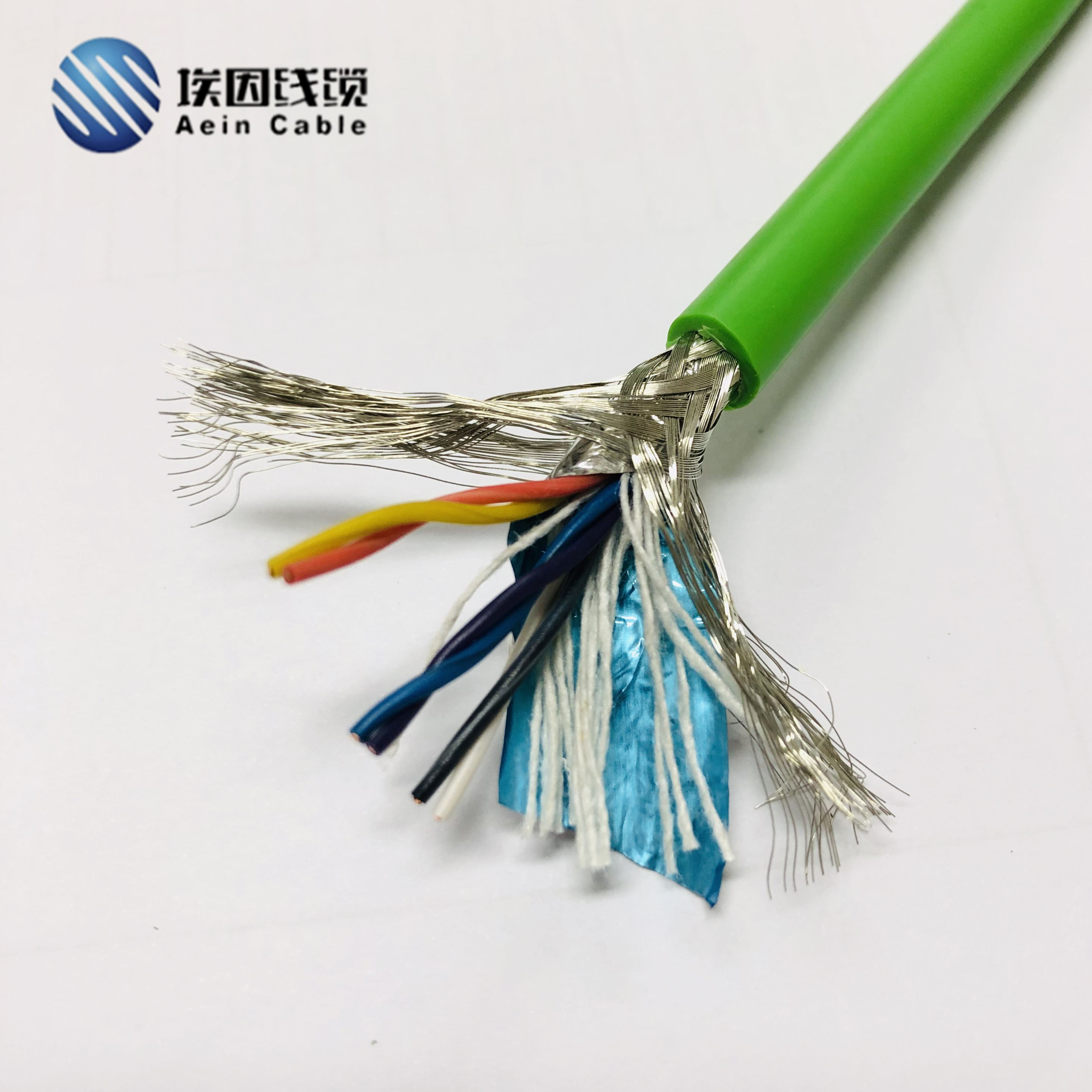PE芯线绝缘高柔以太网无卤拖链电缆 PE芯线绝缘高柔以太网拖链线缆
