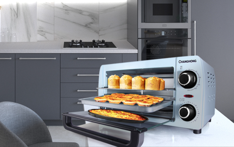 长虹 电烤箱CKX-10J01 电烤箱 红外线发热管，穿透力强，速热节能 10升 电烤箱CKX-10J01图片