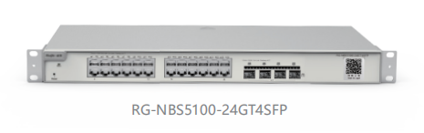 锐捷三层交换机 RG-NBS5100-24GT4SFP 24个千兆电口+4个千兆光口