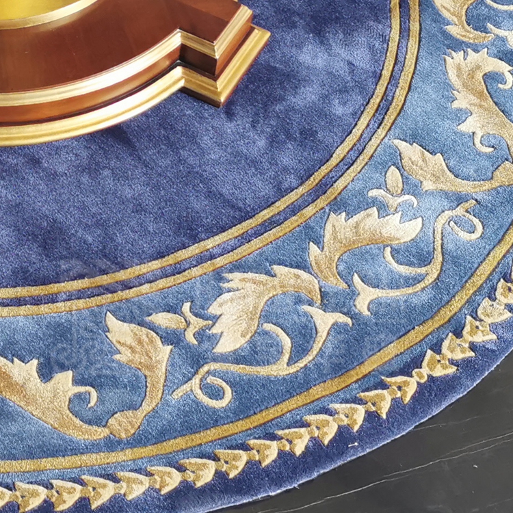 北京市圆形欧式地毯厂家圆形欧式地毯定制 客厅地毯 卧室地毯 天方烨毯20年定制经验