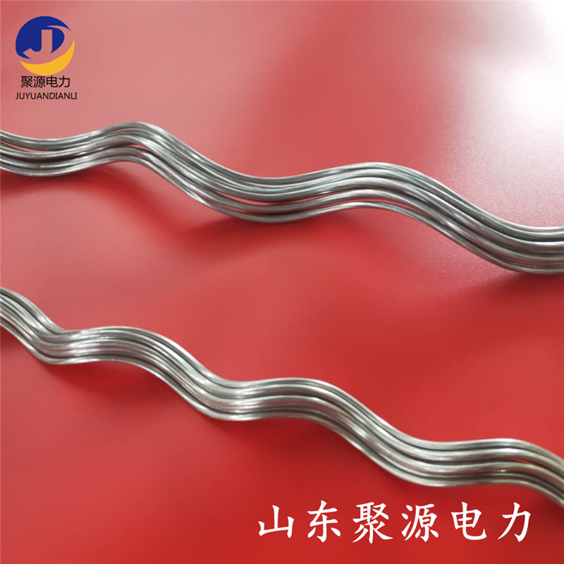 山东聚源生产铝包钢预绞丝护线条 防震锤护线条预绞丝保护金具型号图片价格