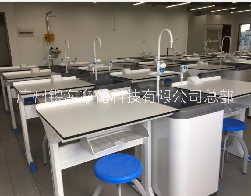 南京学校实验台供货商、实验室家具齐全、结构材质种类多图片