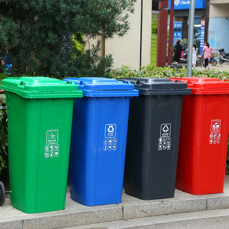 户外垃圾桶定制四分类垃圾桶分类垃圾桶环卫垃圾桶