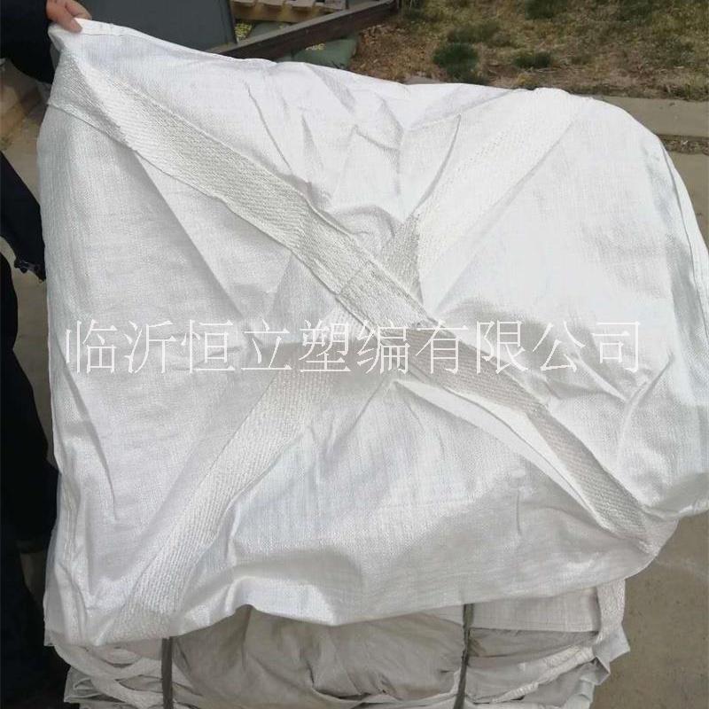 太空袋吨包矿粉港口装配方形集装袋2吨袋聚丙烯袋袋编织袋 白色