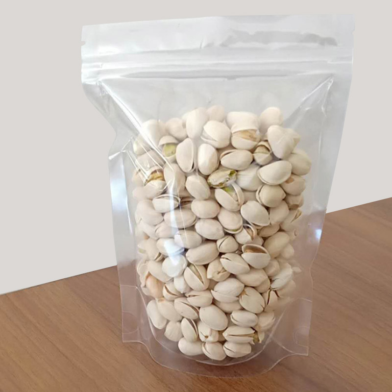 加工定制透明自立自封袋坚果零食防潮自立袋食品真空包装袋图片