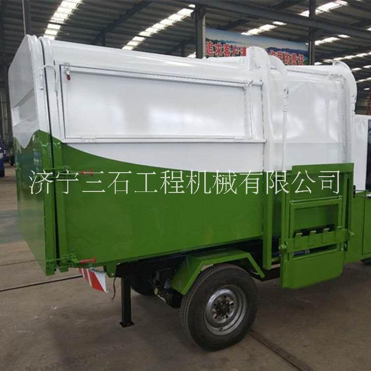 电动环卫车垃圾车加工公司山东定做多种型号挂桶自卸式垃圾清运车图片